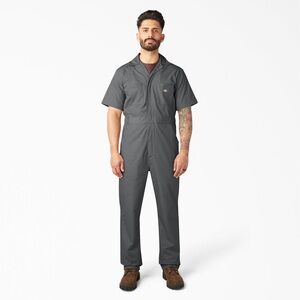Dickies Men's Short Sleeve‎ Coverall GRAY (GY)